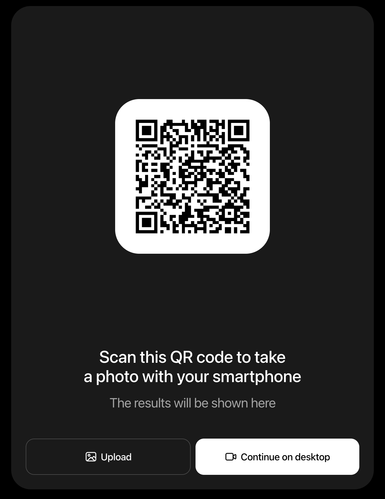 Example of Two Device flow screen 2